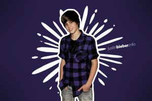 Justin Bieber wallpapers purple checked shir