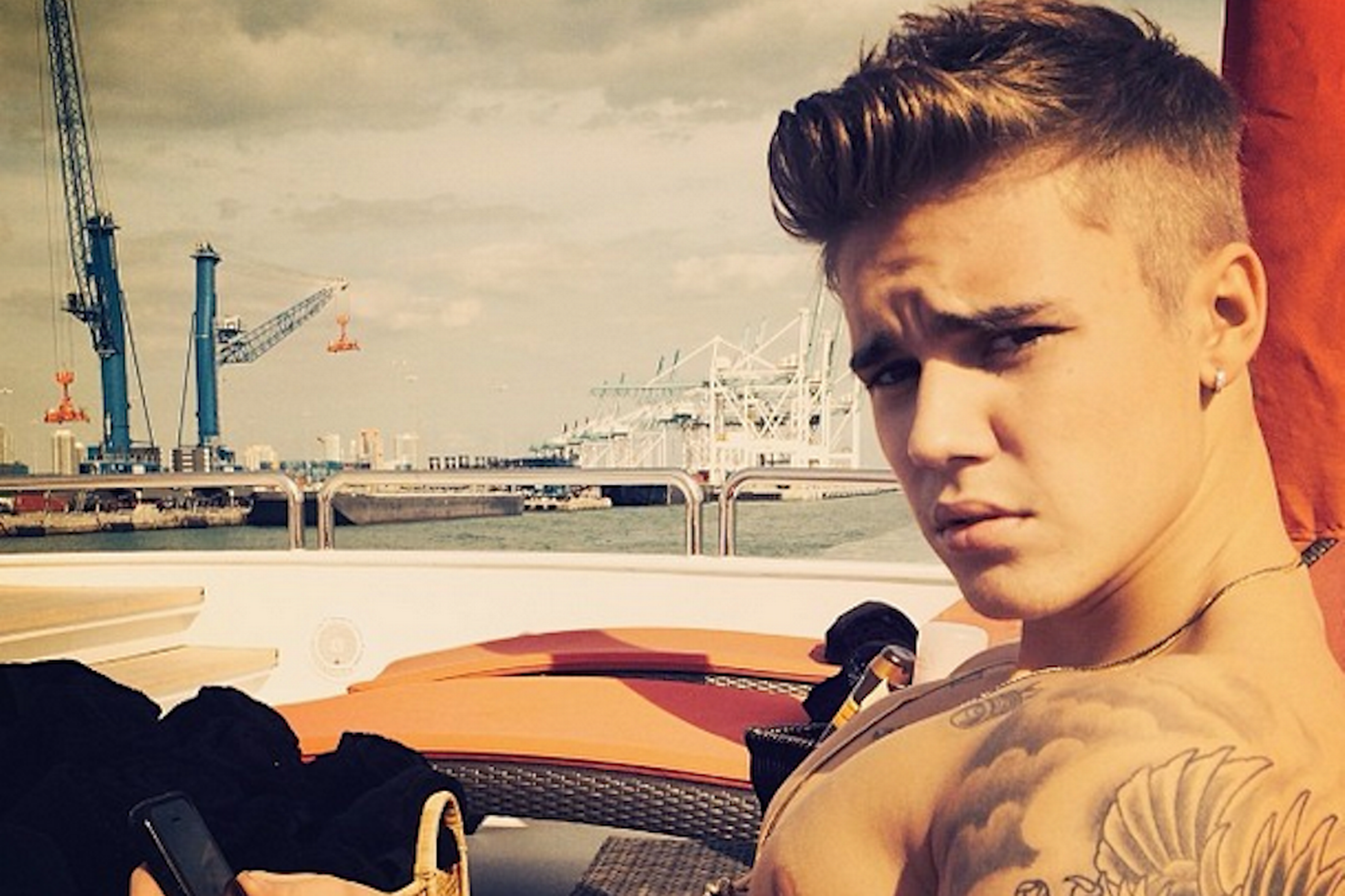 Justin Bieber wallpapers yacht