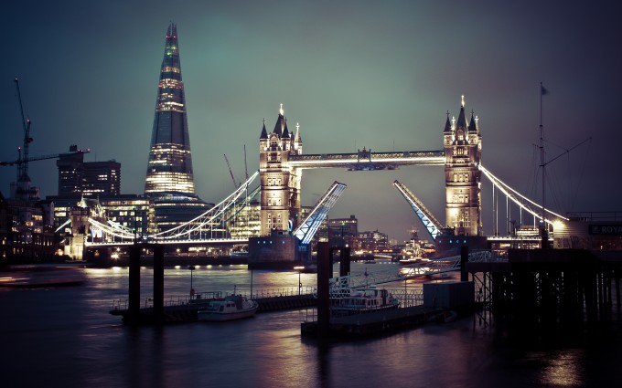 London Wallpapers HD london bridge lights