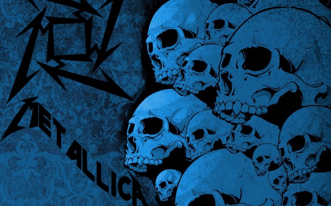 metallica wallpaper skull