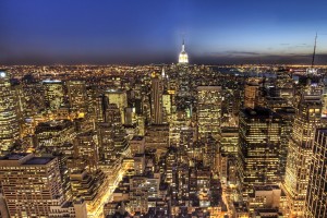 Free New York City Skyline Night Life lights USA America HD Desktop wallpapers backgrounds wall murals downloads A8
