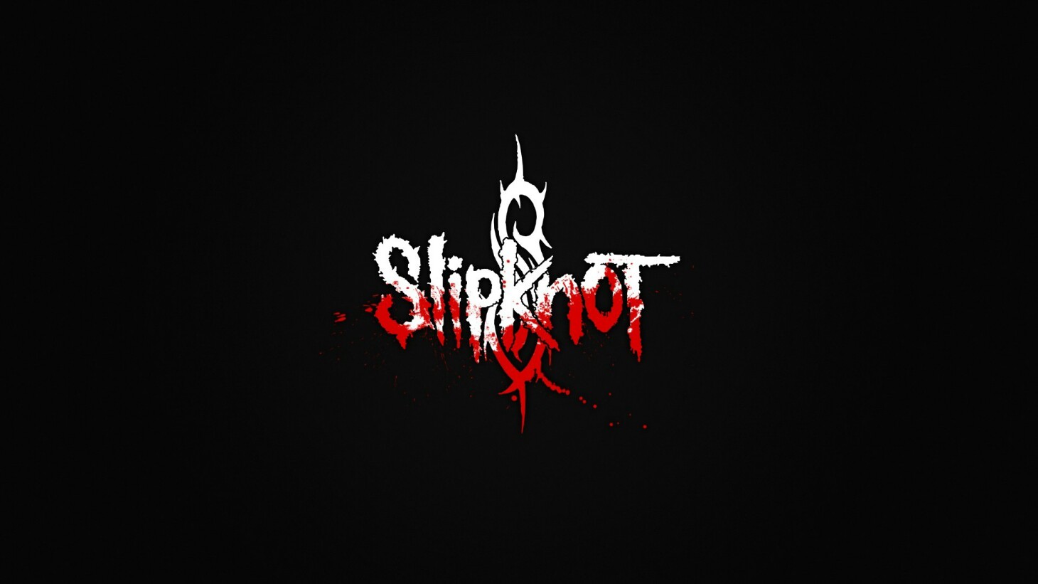 Slipknot Wallpapers HD  logo in white and red
