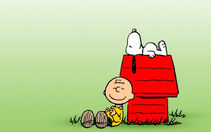 Snoopy Wallpapers HD green background