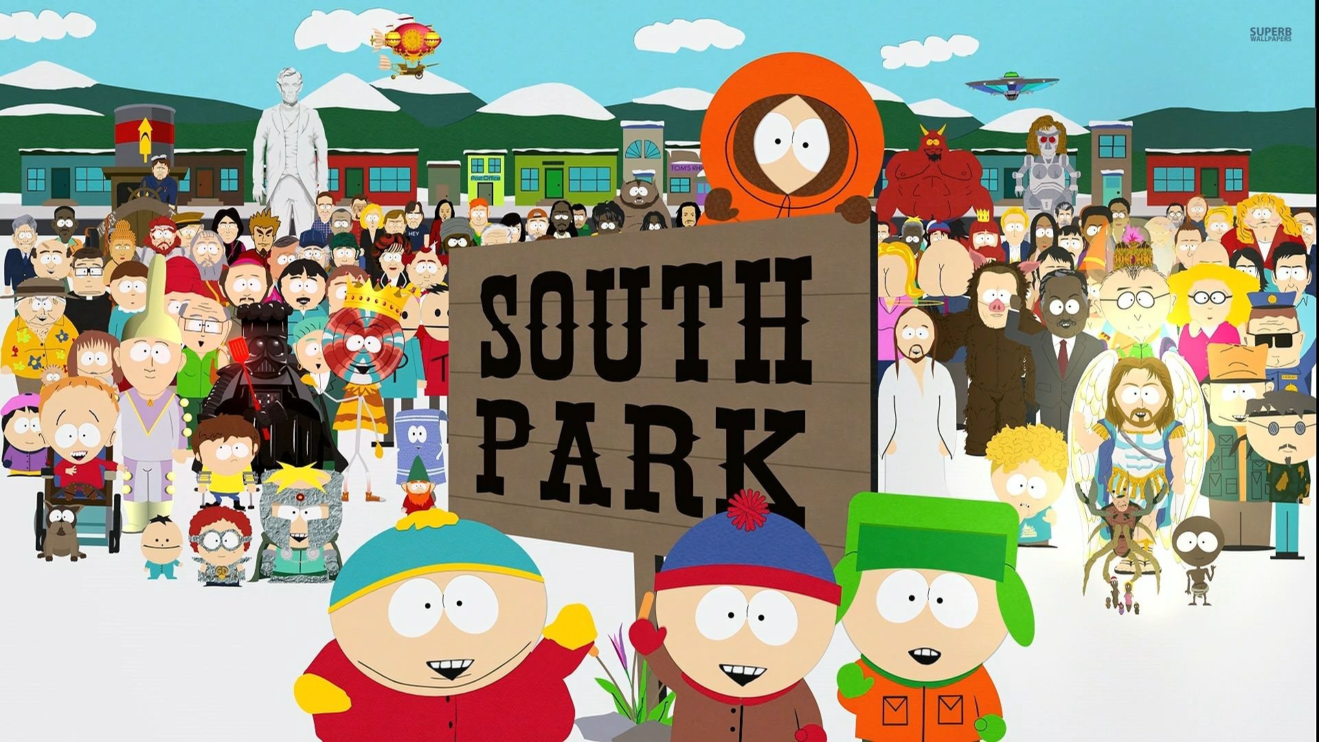South Park Wallpapers HD entire crew cast