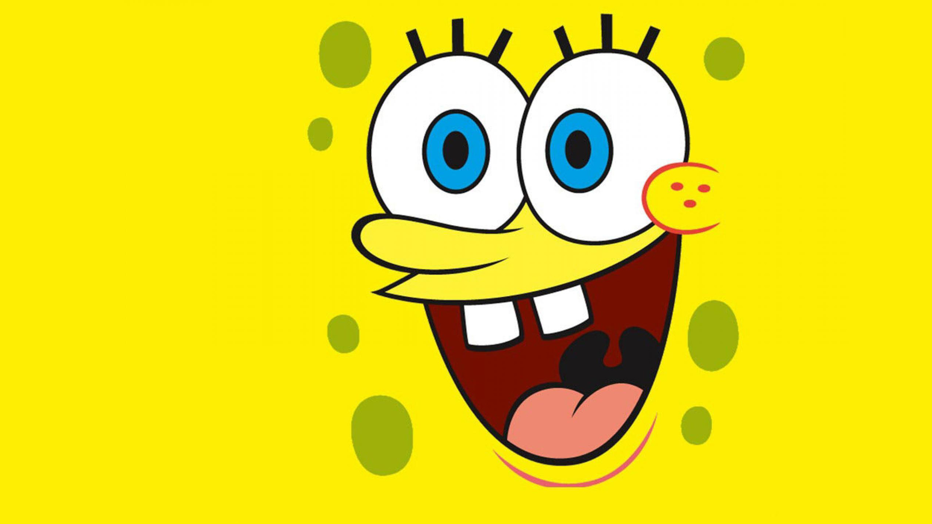 SpongeBob SquarePants wallpapers HD open laugh