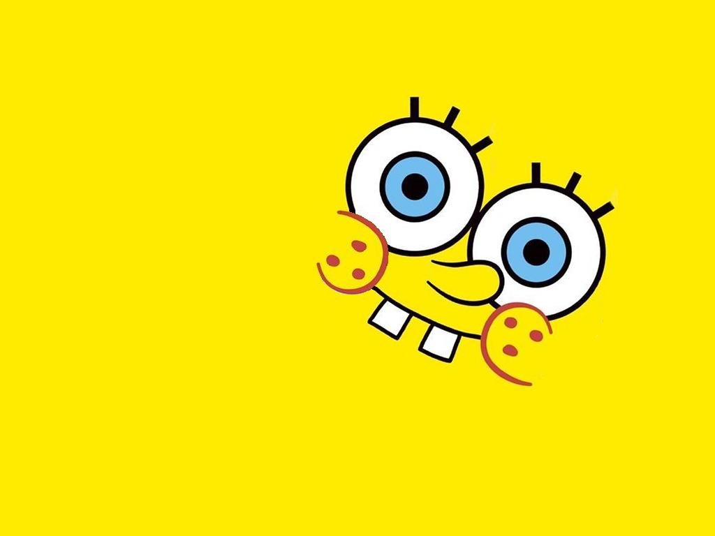 SpongeBob SquarePants wallpapers HD yellow background smile tooth