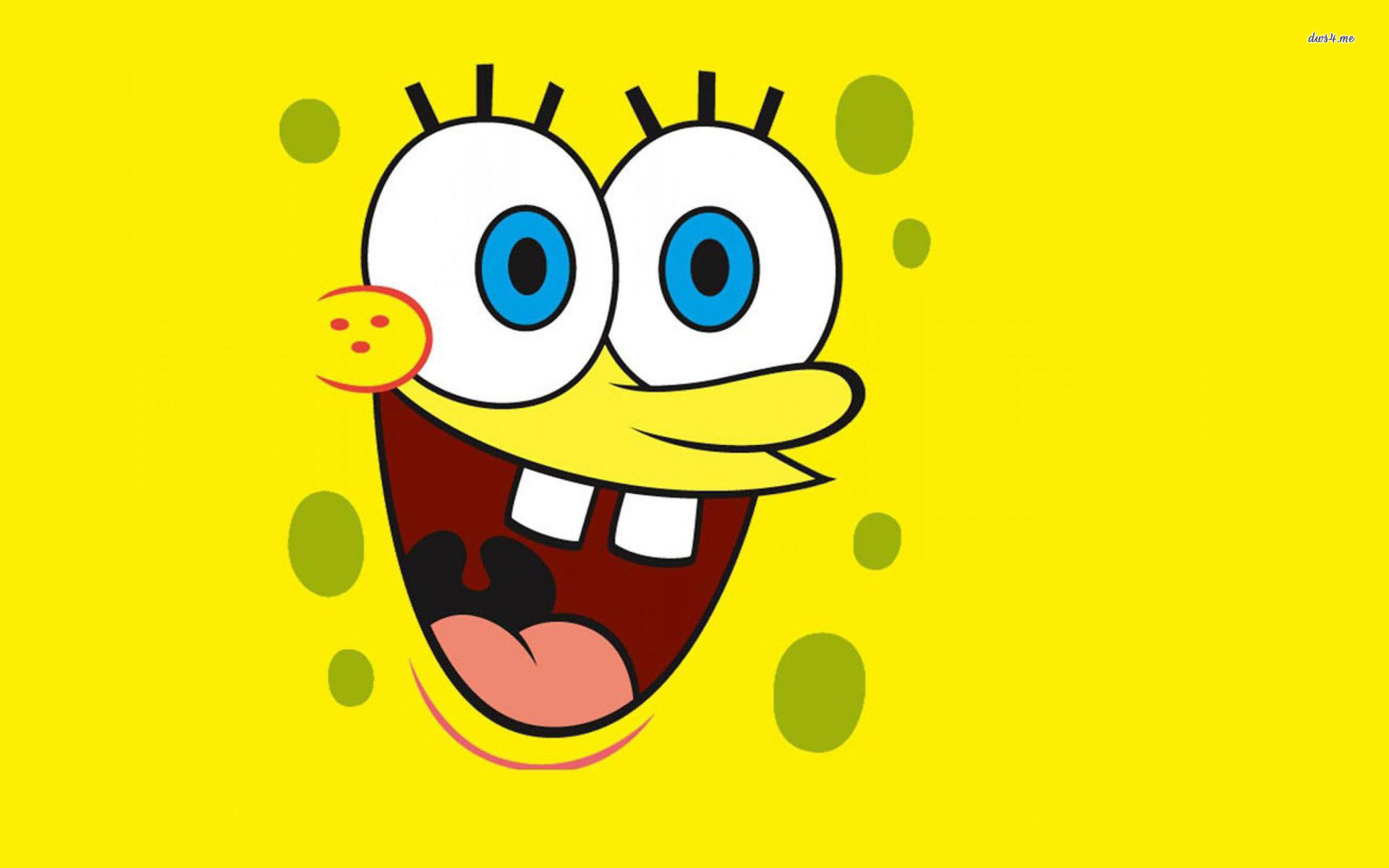 SpongeBob SquarePants wallpapers HD  yellow background smile