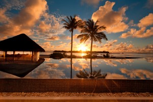 sunset beach wallpaper resort