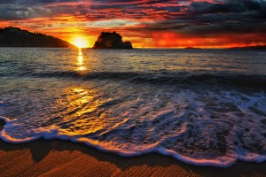 Sunset Wallpapers HD sea shore beach