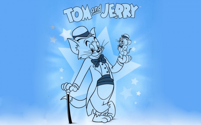 Tom and Jerry Wallpapers blue magicians friends