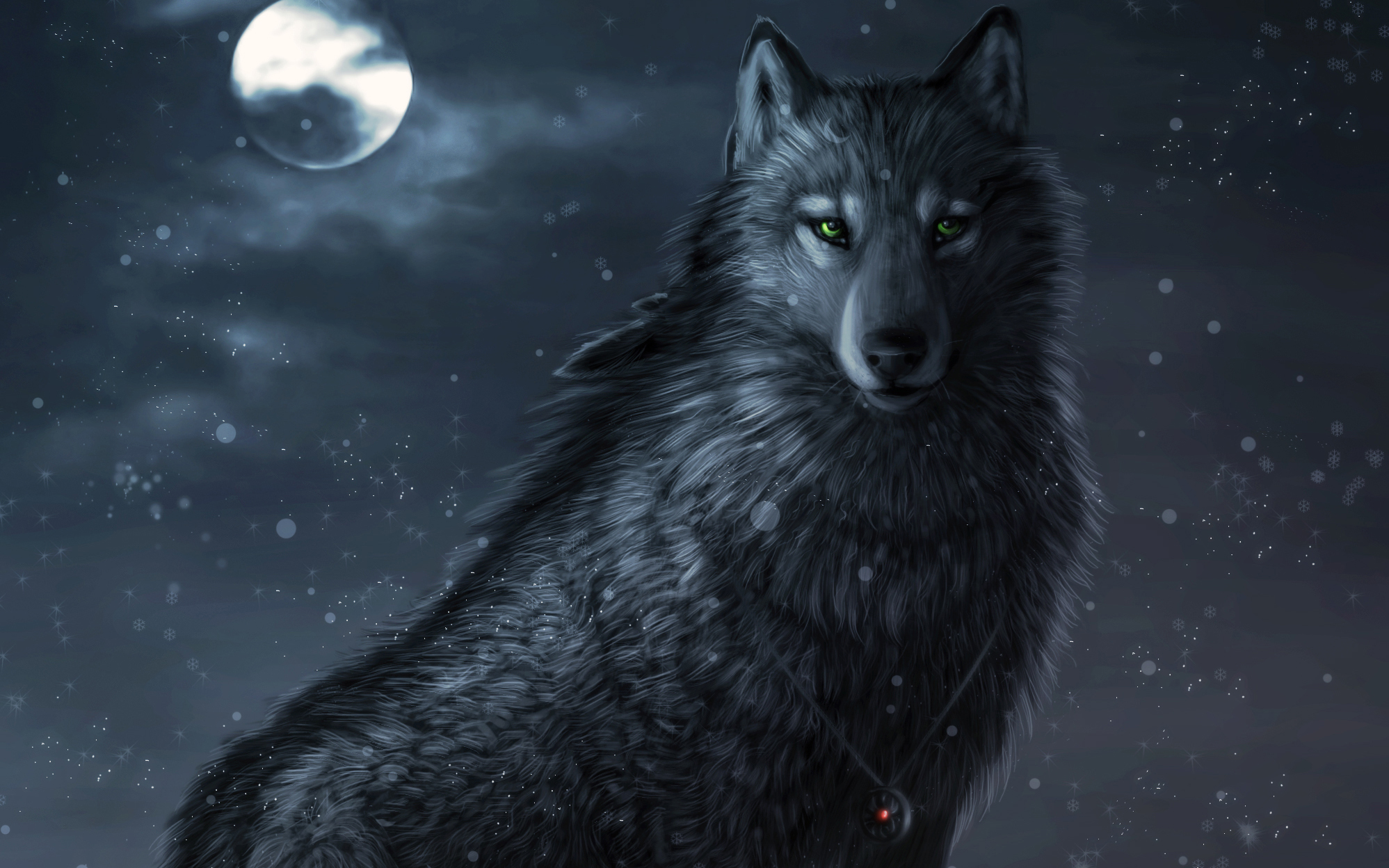 dark wolf wallpaper eyes