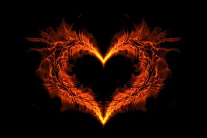 burning heart wallpapers