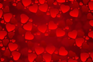 heart wallpapers red background
