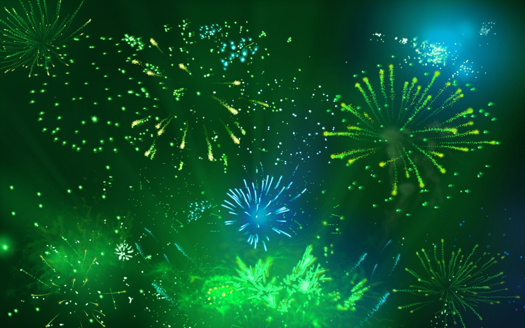 abstract wallpapers hd fireworks green