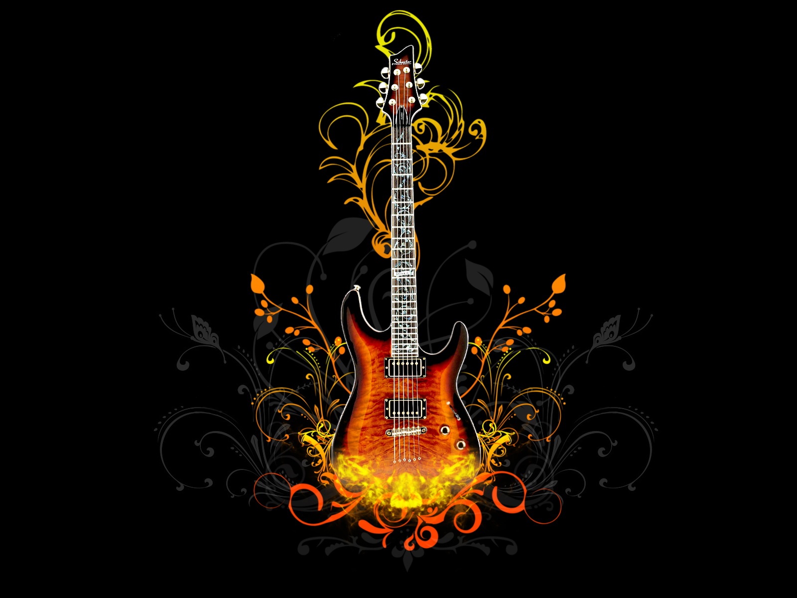 abstract wallpapers hd guitar nice