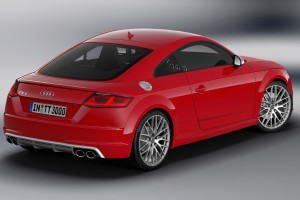 audi tts red awesome