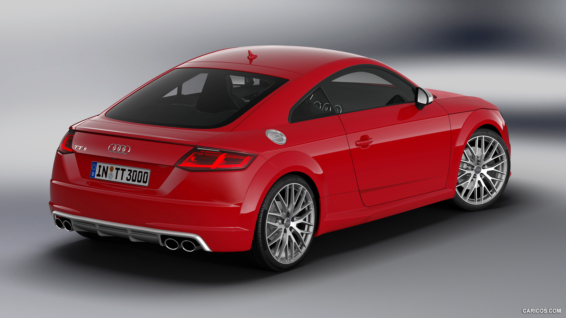 audi tts red awesome