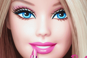barbie wallpaper lipstick