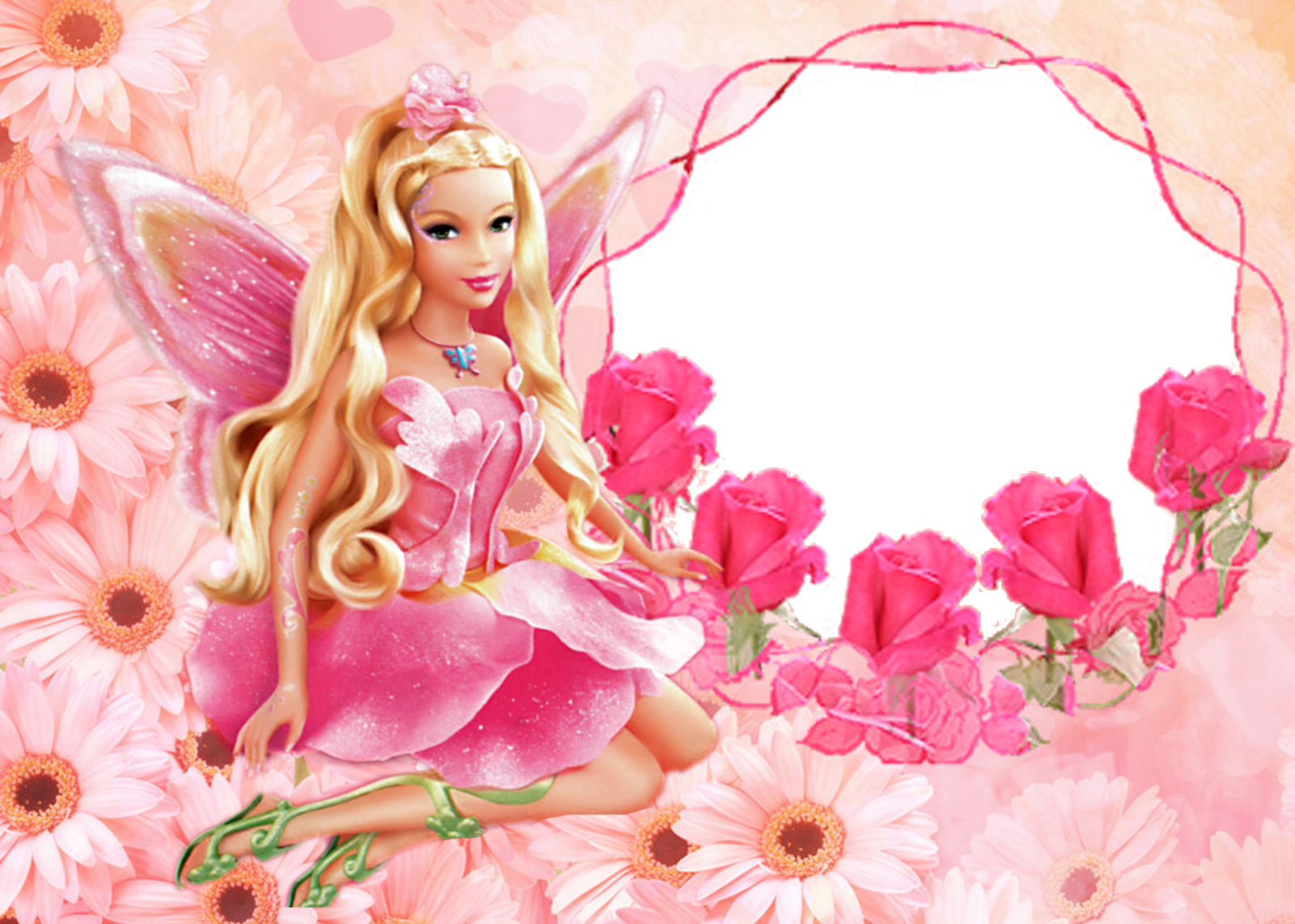 barbie wallpaper rose