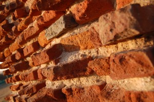 brick wallpaper countryside