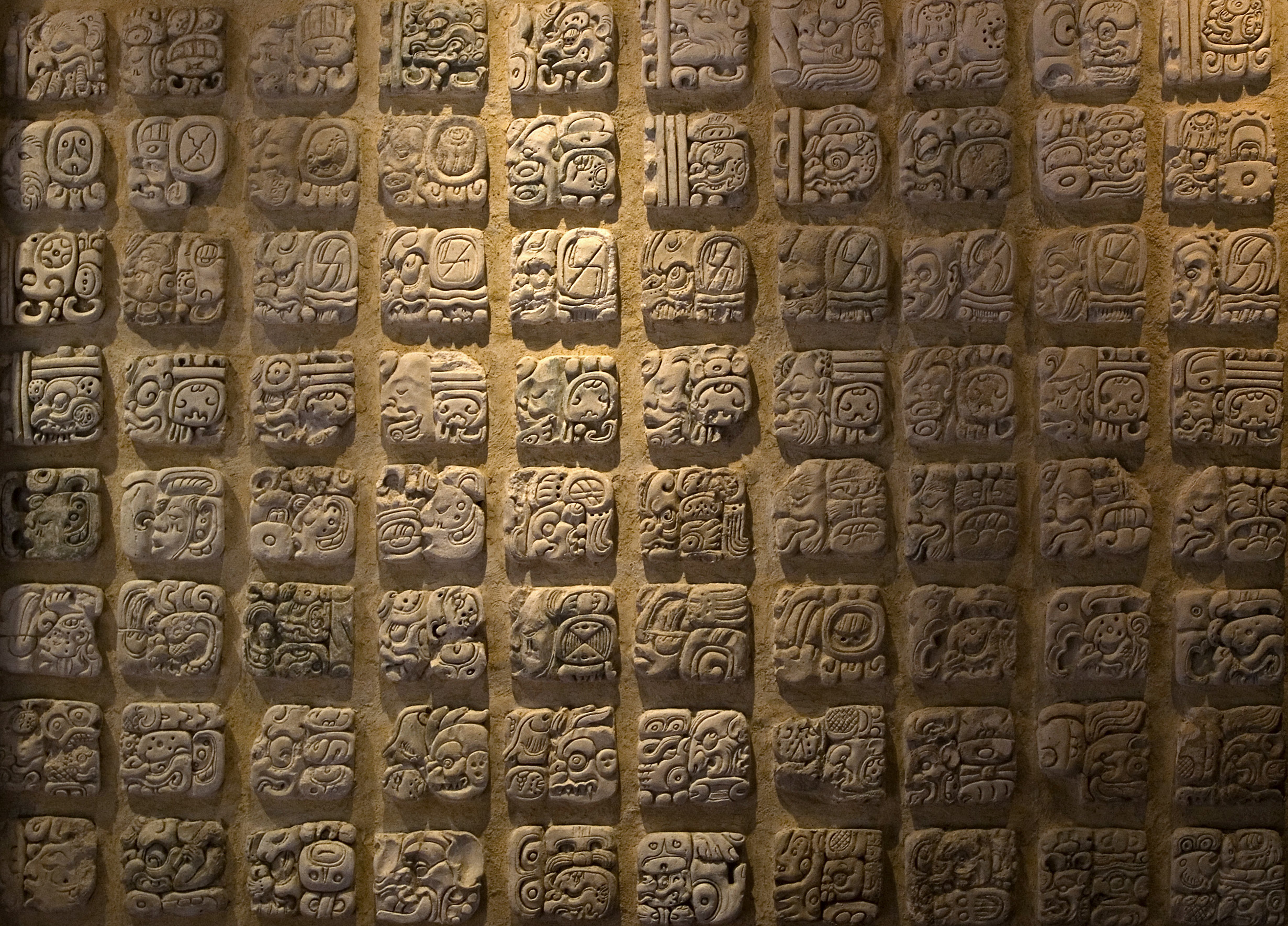 brick wallpaper mayan