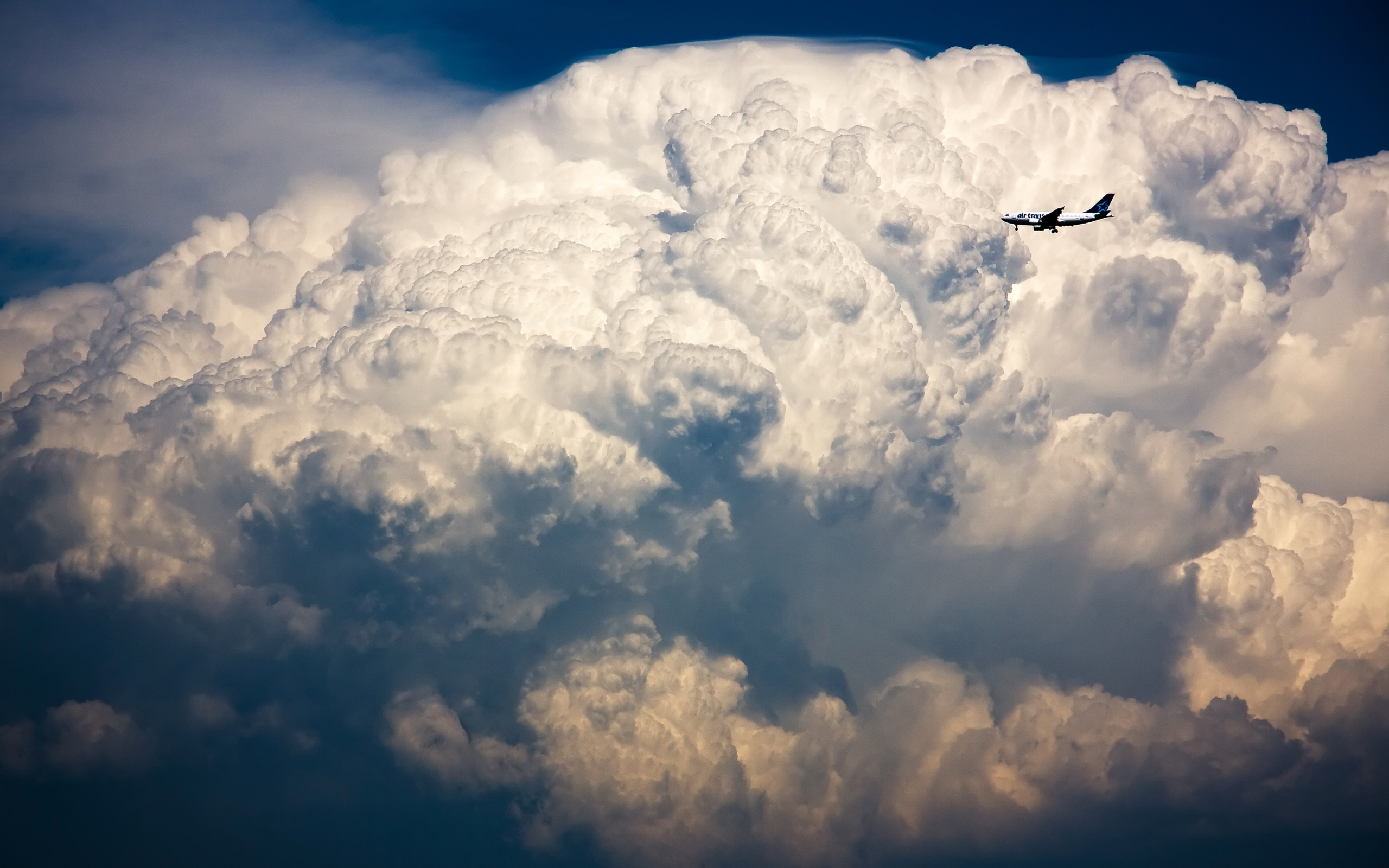cloud wallpaper airplane