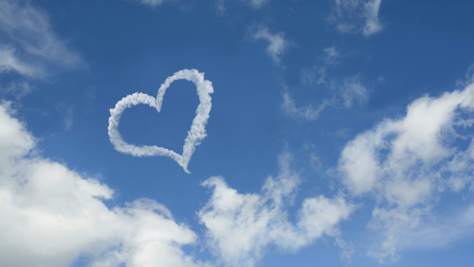cloud wallpaper heart love