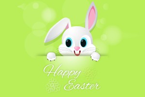 easter wallpapers bunny green