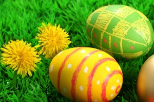 easter wallpapers eggs hd yellow