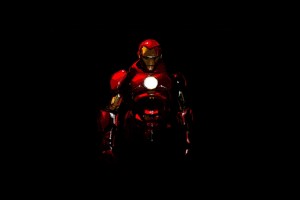 iron man wallpaper pure red