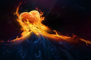 love fire wallpaper