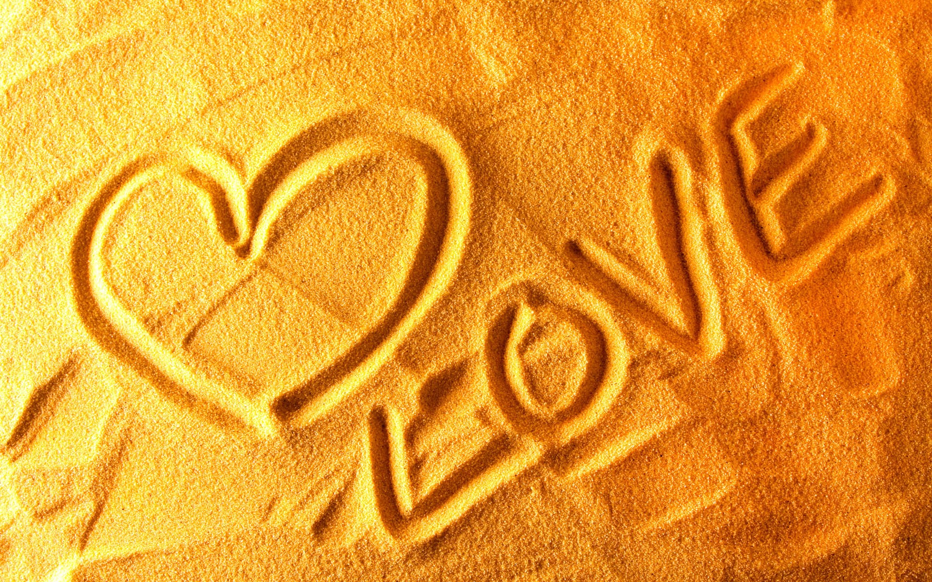 love wallpaper sand