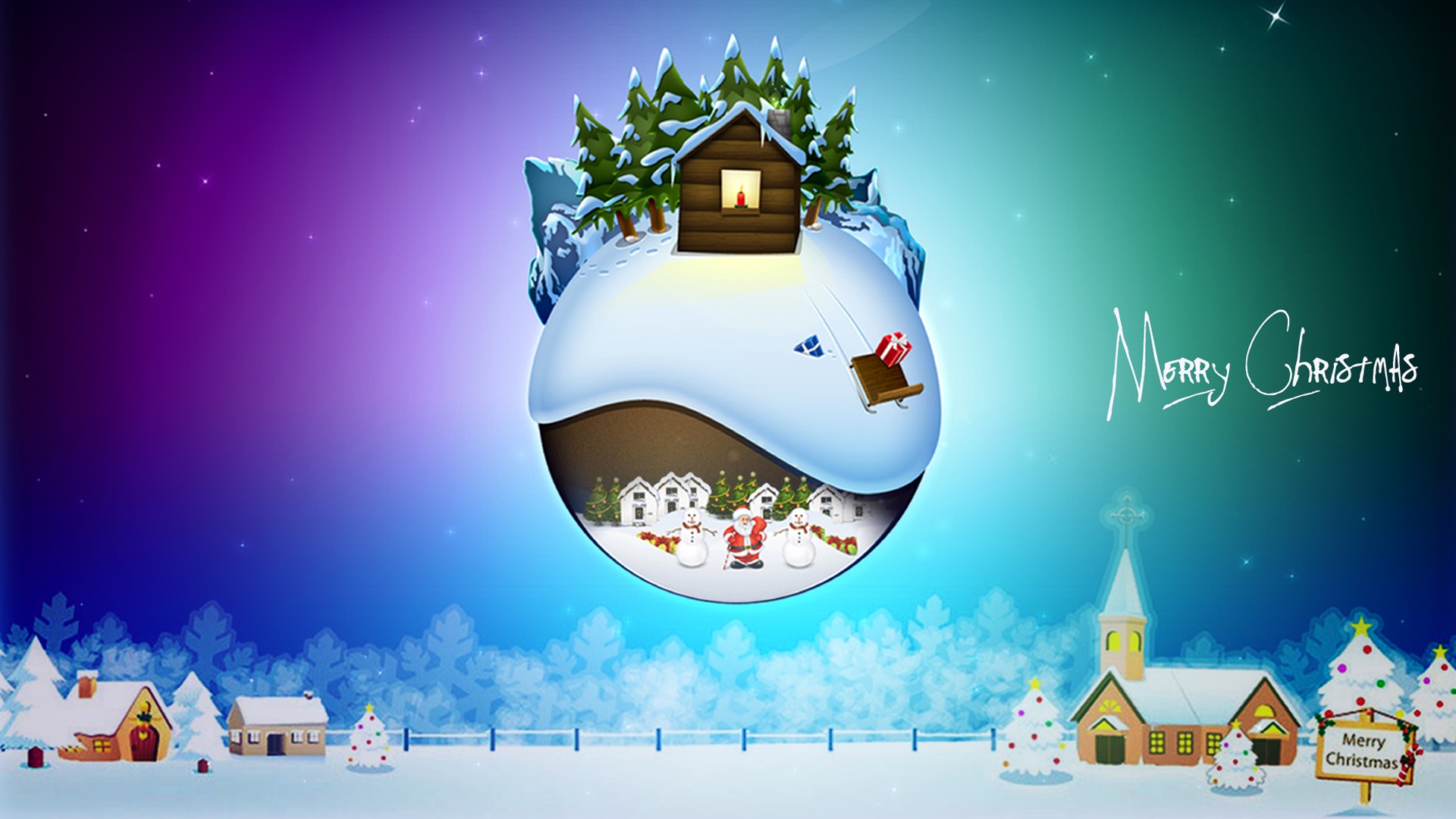 merry christmas wallpapers deco