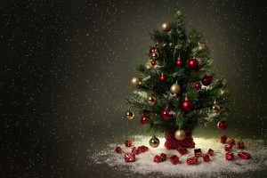 merry christmas wallpapers tree A4