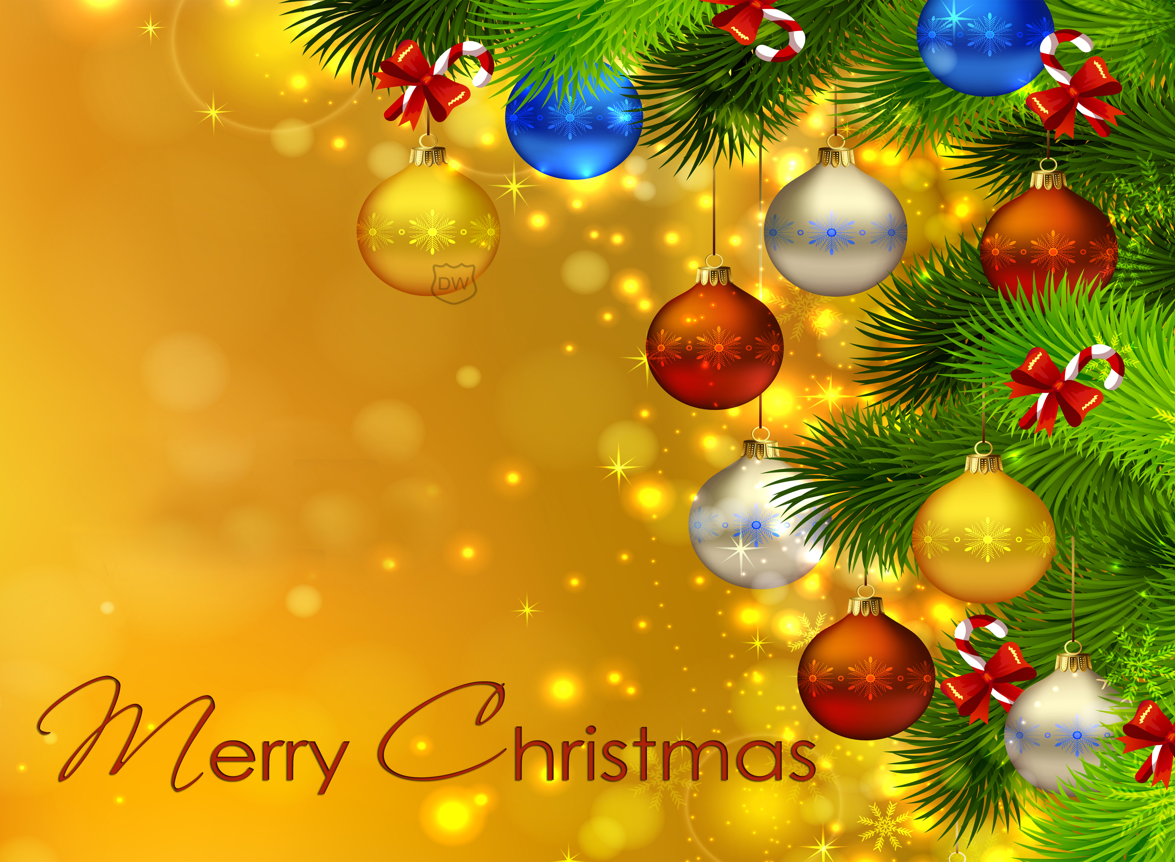 merry christmas wallpapers yellow