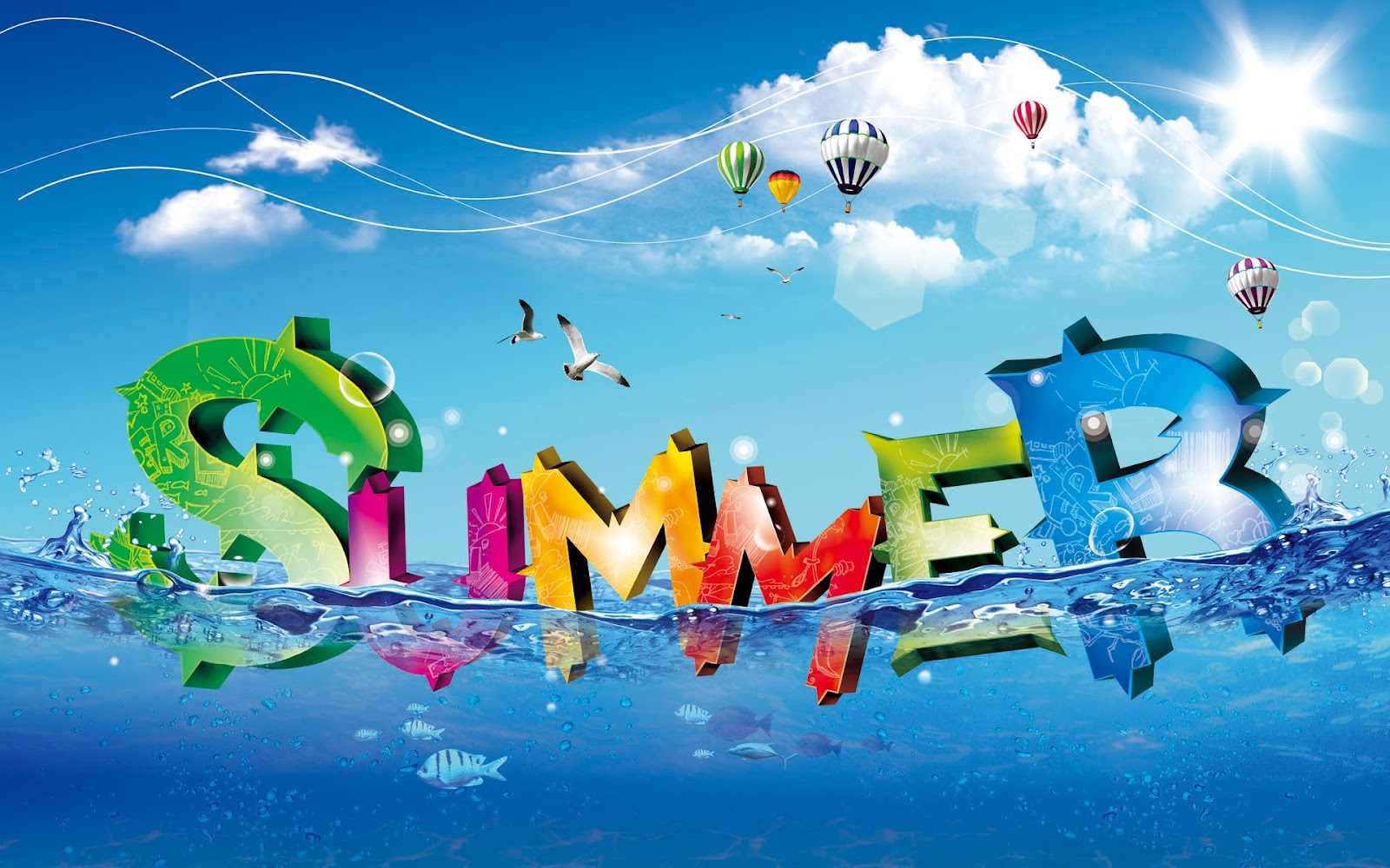 summer wallpapers cool fonts