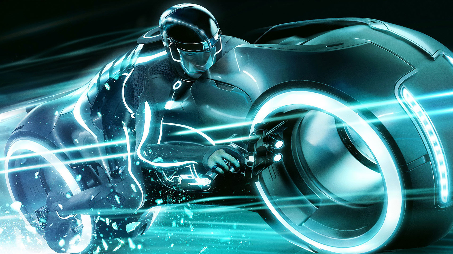 tron wallpapers blue