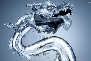 water wallpaper dragon