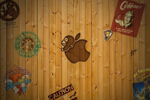 wood wallpaper apple 3d