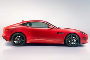 jaguar f type coupe sides red