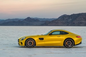 mercedes amg gt cool yellow