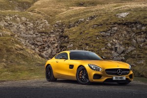 mercedes benz amg gt yellow free