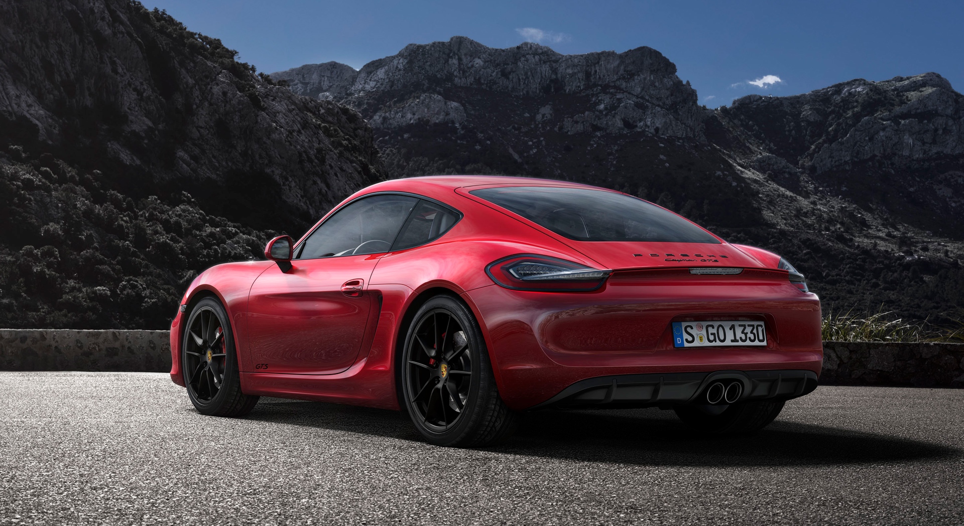 porsche cayman gts red picture