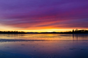 sunset lake hd image download