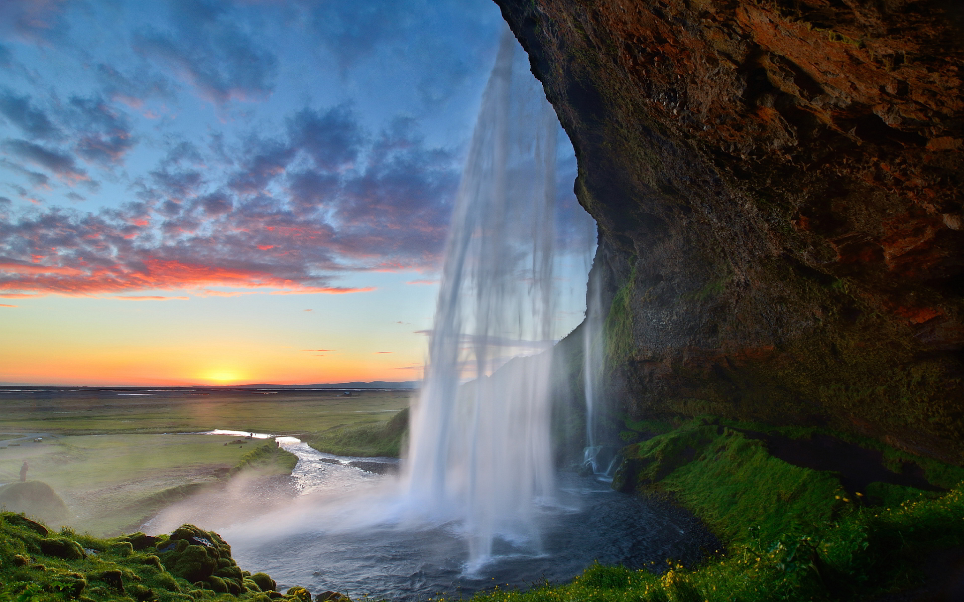 waterfall seljalandsfoss island - HD Desktop Wallpapers | 4k HD