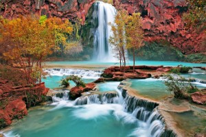 beautiful wallpaper nature waterfall