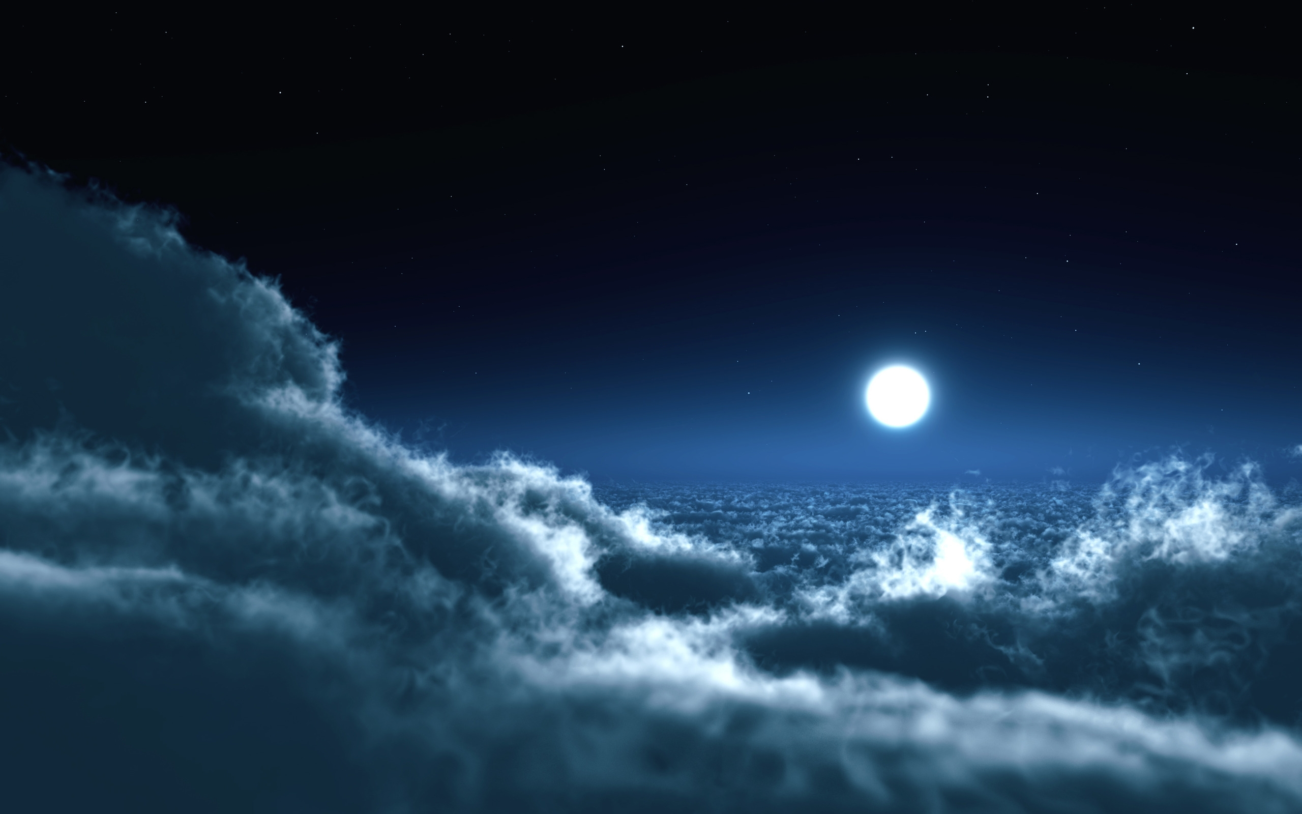 cloud wallpaper night