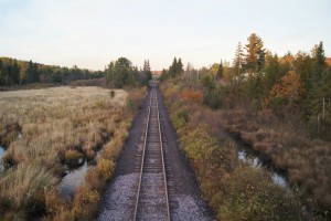 fall wallpaper rail track