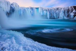iceland wallpaper waterfall godafoss