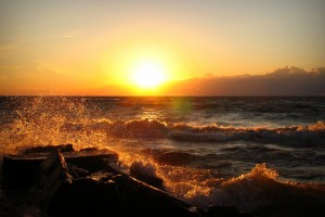 sunset images ocean